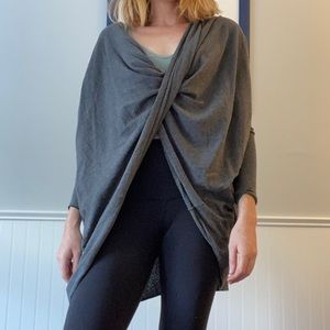 AllSaints Twist-Front Sweater